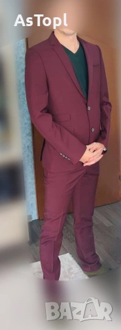 Уникален мъжки костюм Зара, снимка 2 - Костюми - 54157115