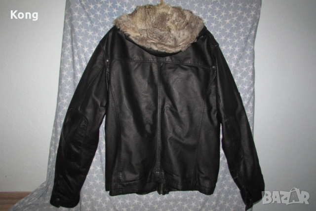 винтидж Evisu jeans jacket USA Ново яке от естествена кожа Италия дънково САЩ Vera pelle Italy, снимка 6 - Якета - 53479357