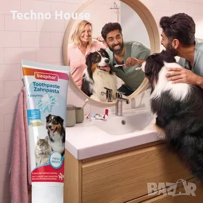 Beaphar Toothpaste - паста за зъби с аромат на дроб 100 мл, снимка 2 - За кучета - 54254652