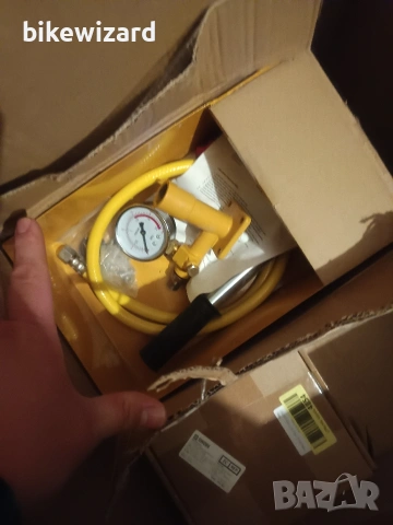 QWORK Ръчна помпа за изпитване на налягане за водопроводни тръби – 25 бара НОВА, снимка 6 - Други инструменти - 53434779