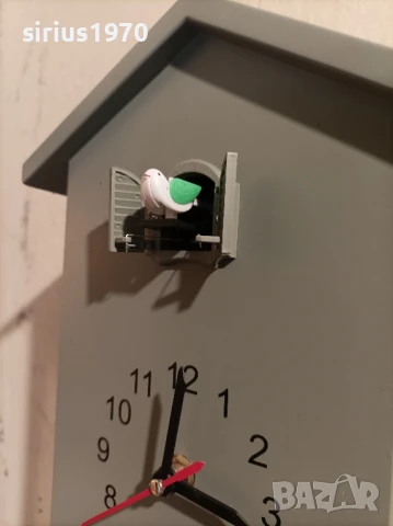 електронна кукувица работи добре и точно кука на определен час 