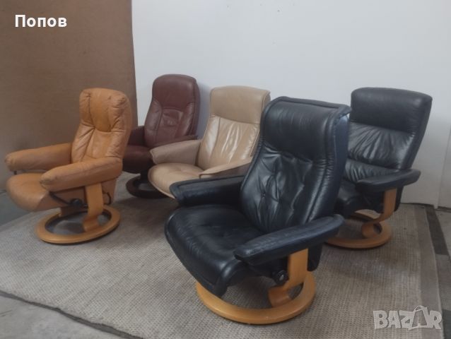 Ekornes Stressless collection релакс кресла, снимка 2 - Дивани и мека мебел - 46490419