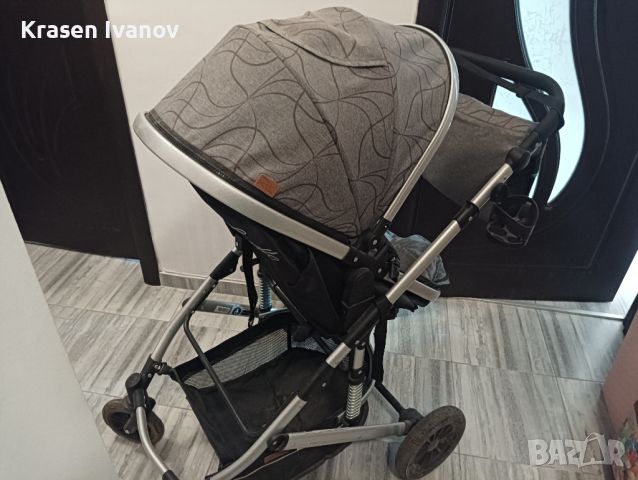 Продавам комбинирана бебешка количка, снимка 4 - Детски колички - 45159860
