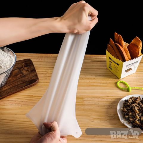 Торба за месене на тесто за многократна употреба. Размер 37х25 см, снимка 3 - Аксесоари за кухня - 46433844
