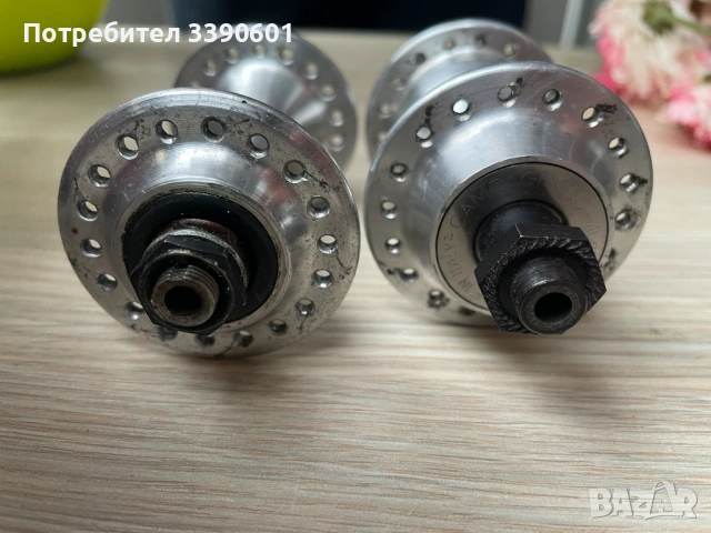 Campagnolo комплект шосейни главини с шлици и QR, снимка 5 - Части за велосипеди - 54190753