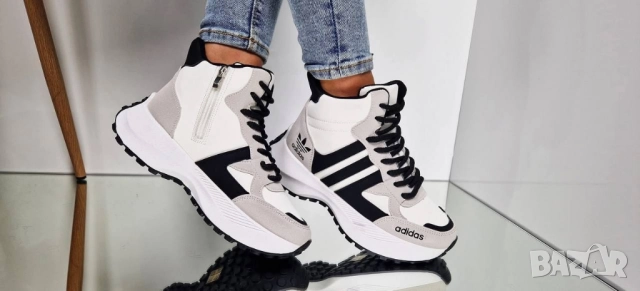 дамски боти с пух nike adidas puma , снимка 3 - Дамски боти - 52031936