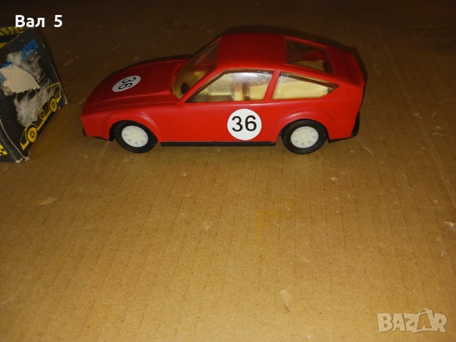 Стара соц българска количка АЛФА РОМЕО , играчка . НОВА, снимка 2 - Колекции - 53846400