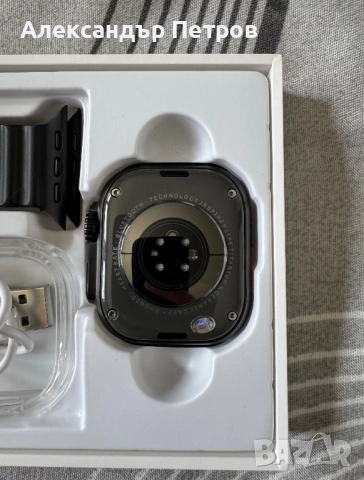 Смарт Часовник Ultra 4 с дизайн като на Apple Watch Ultra 2, снимка 6 - Смарт часовници - 53837406