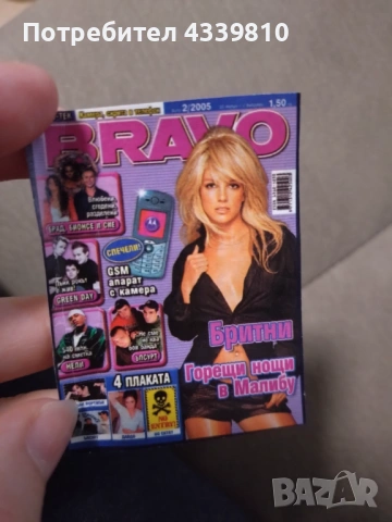 бритни спиърс картичка ретро