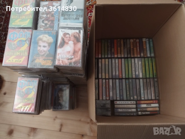 Запечатани аудио касети различни заглавия и дължини