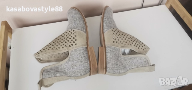 Боти Heine 40.5н.Естествен велур , снимка 11 - Дамски боти - 51983492