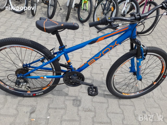 BYOX Велосипед 24" MASTER син, снимка 10 - Велосипеди - 53848612