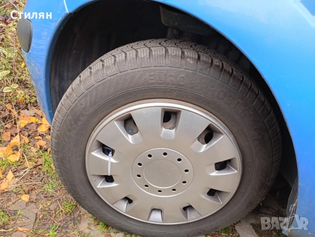 Зимни гуми 165/70/14 с джанти 4х108, снимка 5 - Гуми и джанти - 52661634