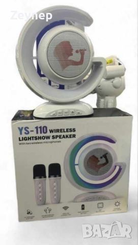 Караоке машина с 2 микрофона и RGB LED светлина, снимка 4 - Други стоки за дома - 46459671