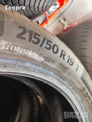 2бр.летни гуми 215/50/19 Continental, снимка 4 - Гуми и джанти - 53931067