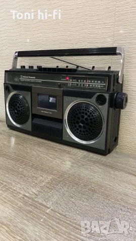 Panasonic RS-462S VINTAGE RETRO CD BOOMBOX Ghetto Blaster радио касетофон Работи перфектно на радио , снимка 2 - Радиокасетофони, транзистори - 47061968