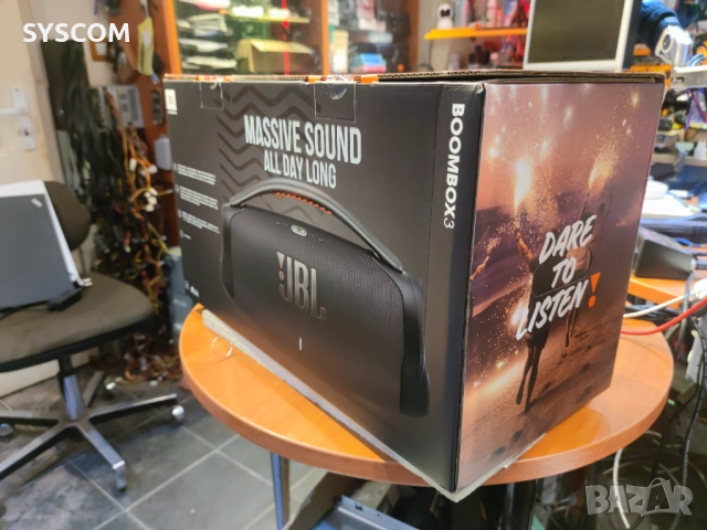 Чисто нов JBL Boombox 3, снимка 2 - Bluetooth тонколони - 52684543