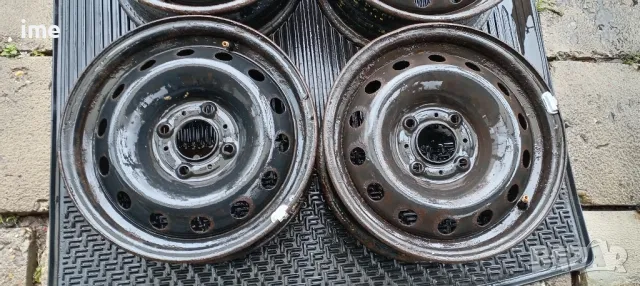 4бр железни джанти 5. 5J14 ЕТ24 4x108. Оригинални от Citroen. Стават и на Peugeot и др., снимка 8 - Гуми и джанти - 49910211
