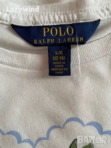 Оригинална тениска Polo Ralph Lauren с бродерия, снимка 2 - Тениски - 46448197