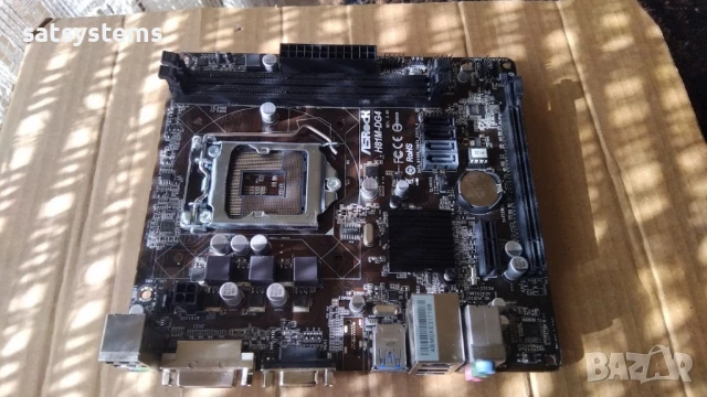Дънна платка ASRock H81M-DG4 Socket LGA1150, снимка 2 - Дънни платки - 50912040