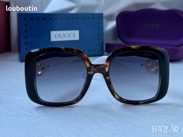 GUCCI 2024 с лого дамски слънчеви очила УВ 400, снимка 4 - Слънчеви и диоптрични очила - 45169316