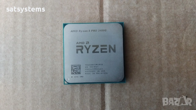 Desktop CPU AMD Ryzen 5 PRO 2400G Socket AM4, снимка 5 - Процесори - 53669294
