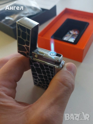 Метална запалка с два вида пламък, снимка 4 - Запалки - 53120693