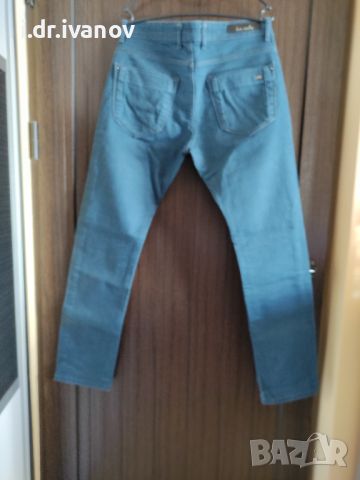 синьо-зелени мъжки дънки DENIM, снимка 2 - Дънки - 45158226