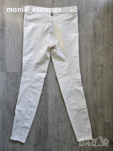 Бял брич за езда Covaillero, размер 158 , снимка 3 - Други спортове - 53687781