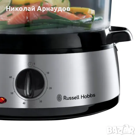 Уред за готвене на пара Russell Hobbs Cook Home, снимка 3 - Уреди за готвене на пара - 49727033