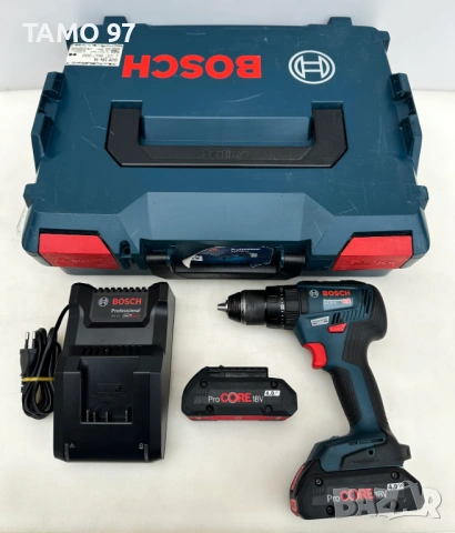 BOSCH GSB 18V-55 - Безчетков ударен винтоверт 2x18V 4.0Ah ProCore