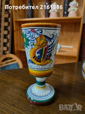 Уникален ръчно рисуван комплект керамика , снимка 7 - Декорация за дома - 51675275