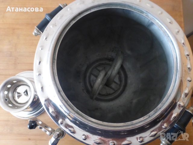 Руски електрически самовар с кабел, снимка 8 - Антикварни и старинни предмети - 53842637