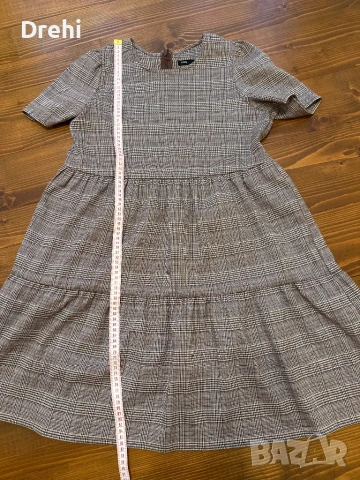 Карирана рокля размер М , снимка 2 - Рокли - 50950242