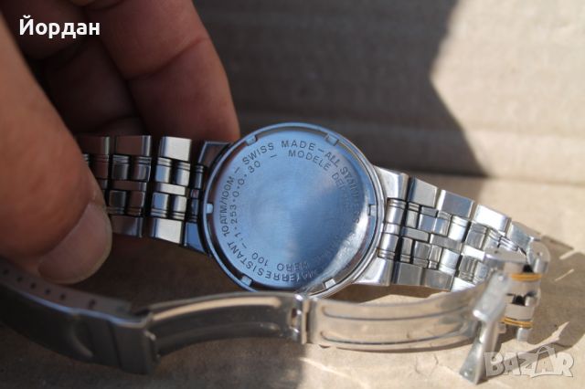 Швейцарски мъжки часовник ''Luxor'', снимка 5 - Мъжки - 45469470