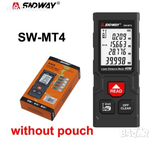 Мултифункционален лазерен далекомер SNDWAY SW-M14 40м, снимка 2 - Други инструменти - 45102800