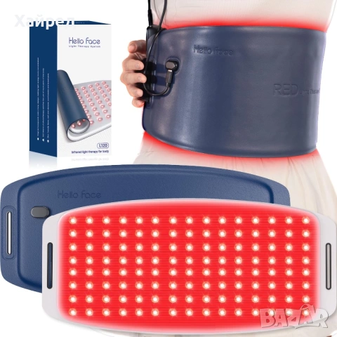 Нов Hello Face L120 Терапия с червена светлина за облекчаване на мускулни и ставни болки в син цвят