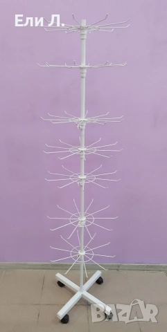 Стелаж, въртележка 2 броя, снимка 5 - Стелажи и щандове - 53214648