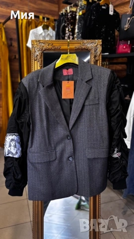 Дамско екстравагантно сако , снимка 2 - Сака - 54124270