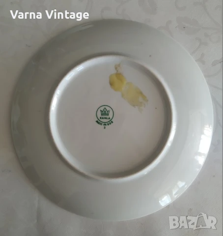 Колекционерска порцеланова чиния 5 Internationale volkswanderung osc Sobernhein 1981. KAHLA ГДР., снимка 3 - Колекции - 50703752