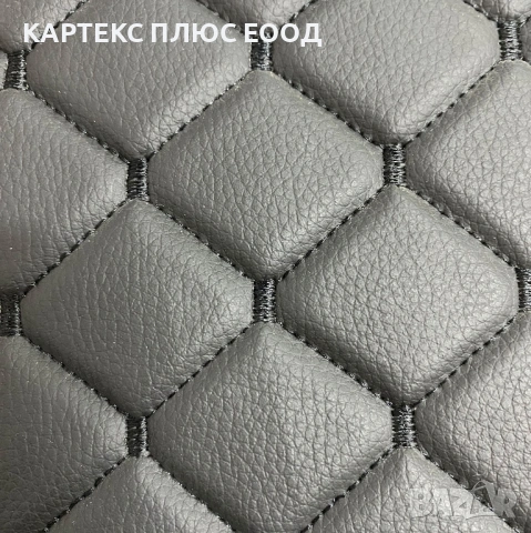 Премиум Капитонирана Кожа с 3D "Диамантен" Ефект и Контрастни Шевове, снимка 9 - Аксесоари и консумативи - 54134145