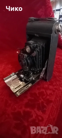 Стара английска мехова камера "Кодак", снимка 6 - Антикварни и старинни предмети - 53713459