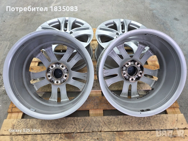 Лети джанти 17ки 5х112 Mercedes, снимка 9 - Гуми и джанти - 53579178