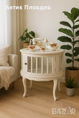 Барче - овал/бяло, снимка 2 - Секции и витрини - 52737630