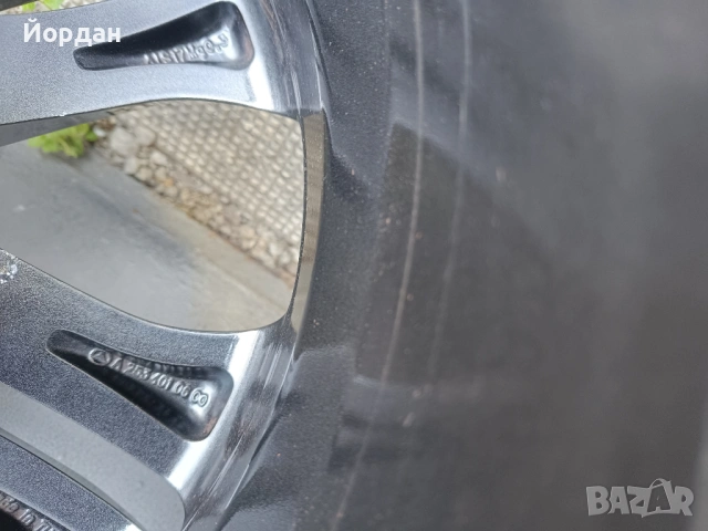 ОРИГИНАЛНИ джанти 17 ' 5x112 МЕРЦЕДЕС / MERCEDES BENZ ET36 7,5J 66,6, снимка 13 - Гуми и джанти - 54200202