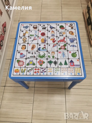 Детска маса син цвят, снимка 4 - Други - 53188166