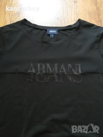 Armani Jeans - страхотна дамска тениска КАТО НОВА 46/Л, снимка 2 - Тениски - 47021867