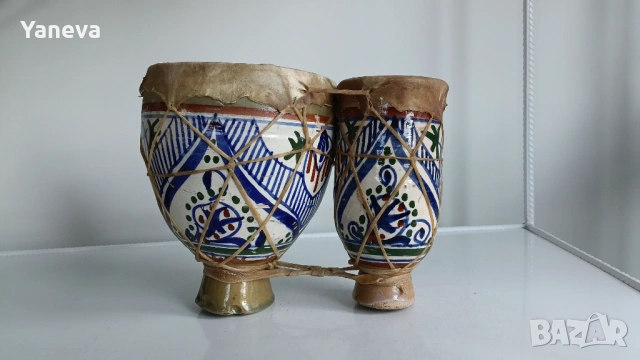 Тарамбука, порцелан и кожа .