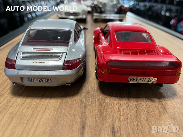 Метална колекционерска количка модел PORSCHE 911и 959 мащаб 1:24, снимка 4 - Колекции - 51151321