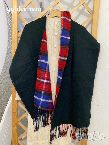 Зимен шал с две лица, снимка 3 - Шалове - 53605675